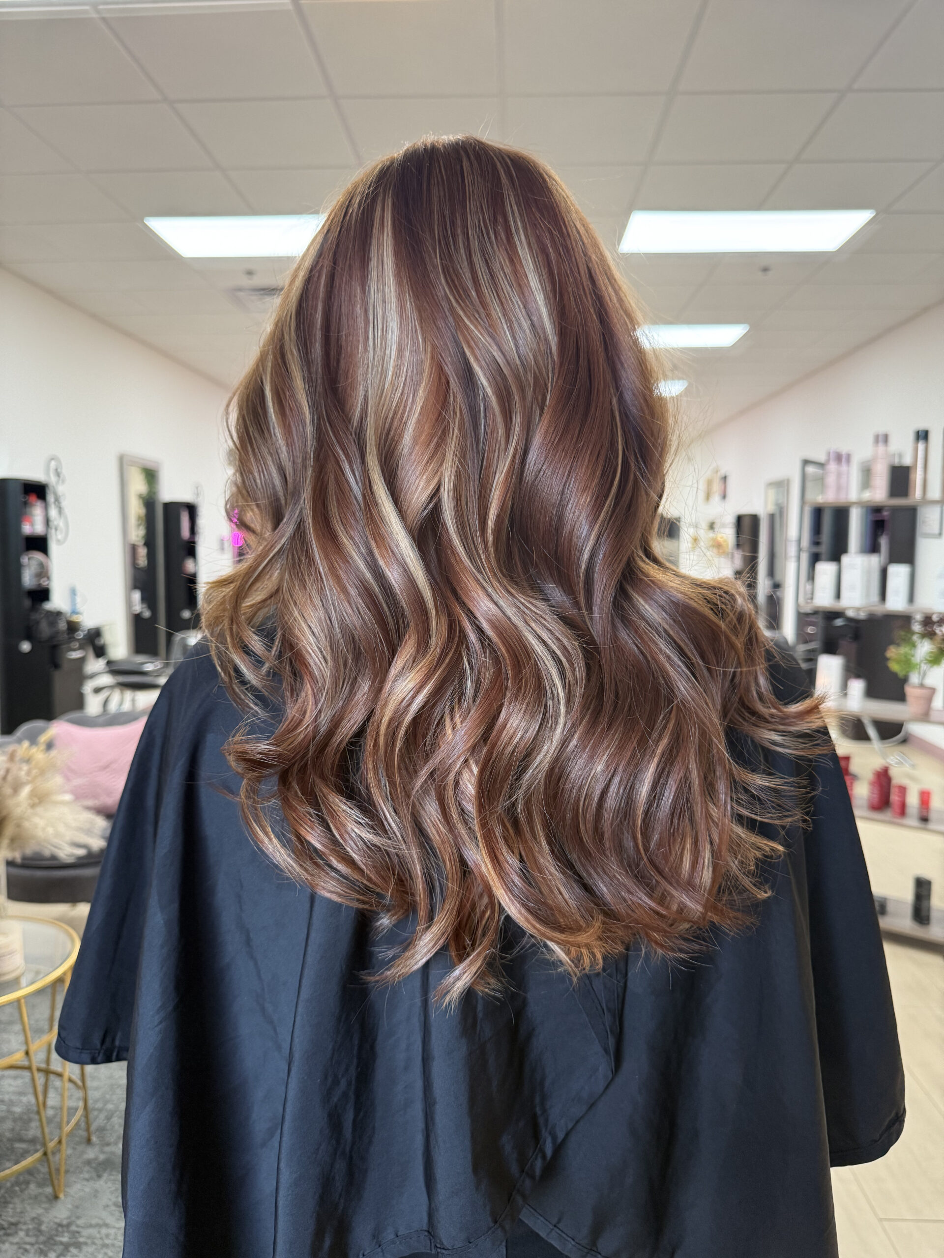 Balayage hair coloring technique by Ellie Caraway at Luxe Hair Salon Phoenix
